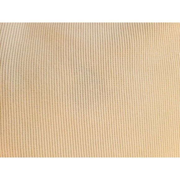 Tommy Bahama Men Long Sleeve Polo Shirt XL Cream/Beige Silk Cotton Resort Ribbed - Picture 9 of 9